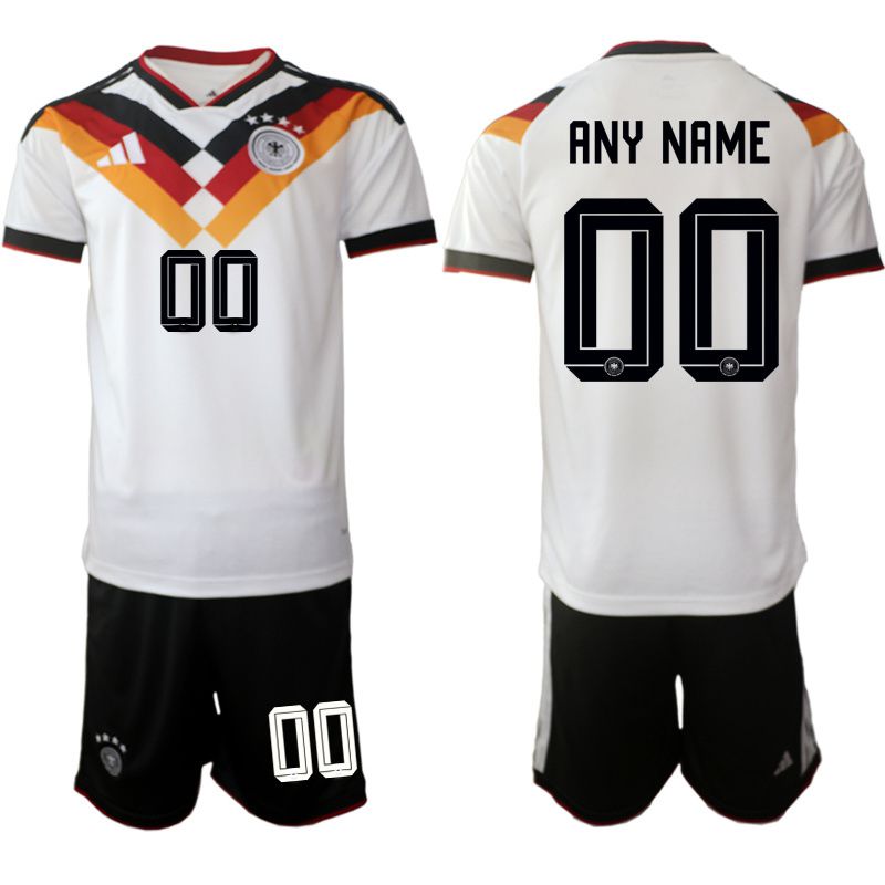 Men 2026 World Cup National Team Germany home white customized Soccer Jersey